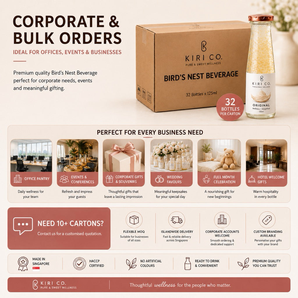 Kiri Co. Bird’s Nest Beverage, 125ml x32